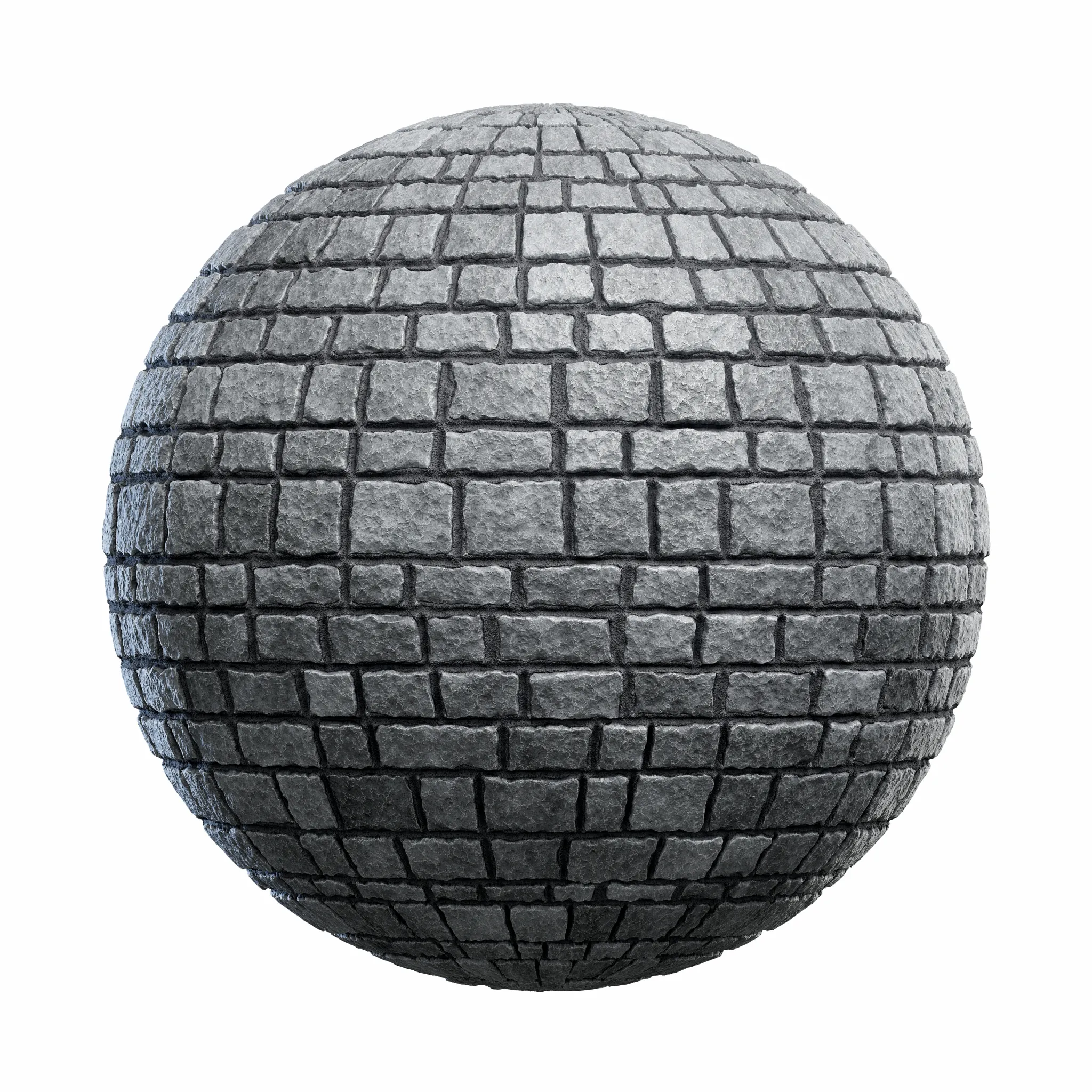 Blocks Exterior Brick Walls PBR Textures – 4K – 8K – grey_stone_brick_wall_45_73