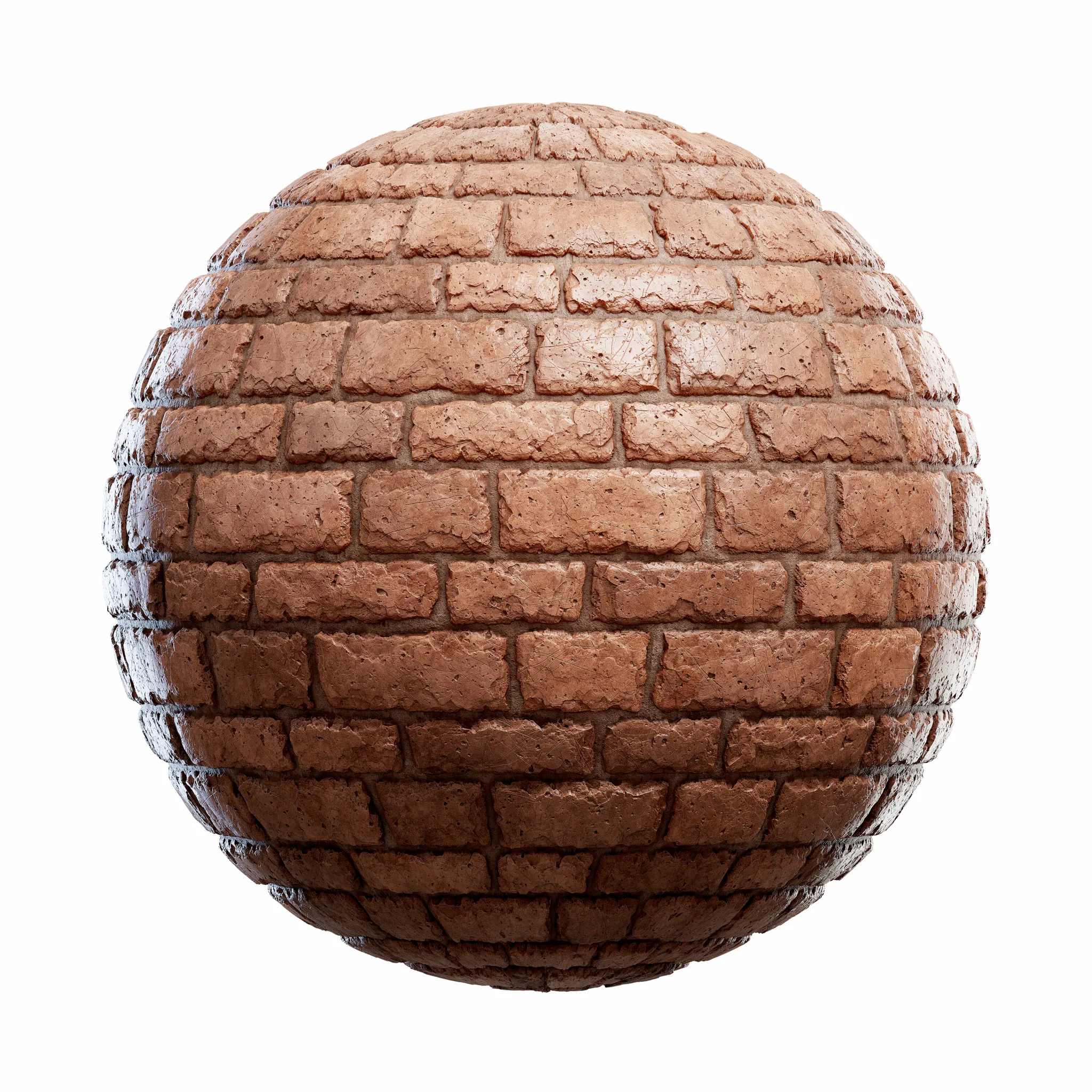 Blocks Exterior Brick Walls PBR Textures – 4K – 8K – old_brown_stonewall_45_37