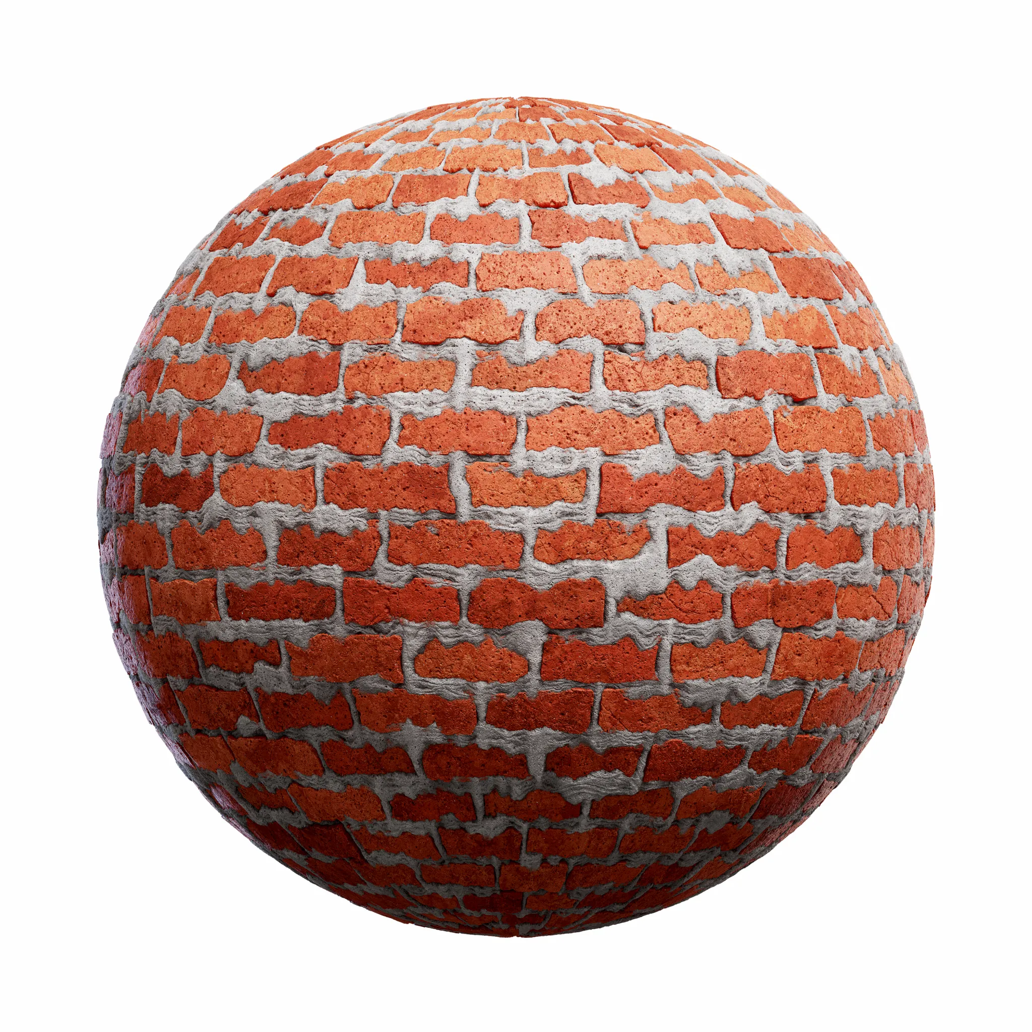 Blocks Exterior Brick Walls PBR Textures – 4K – 8K – old_red_brick_wall_45_50