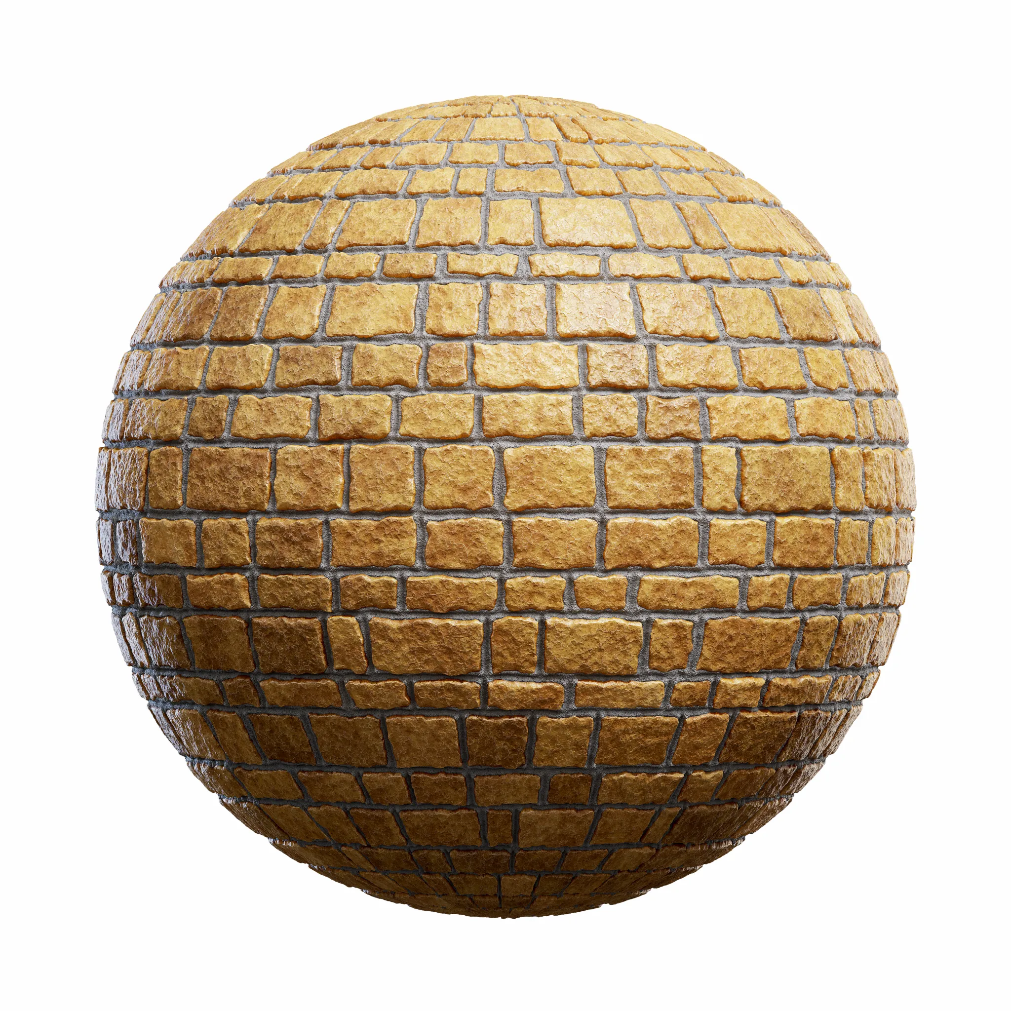 Blocks Exterior Brick Walls PBR Textures – 4K – 8K – orange_stone_brick_wall_45_74