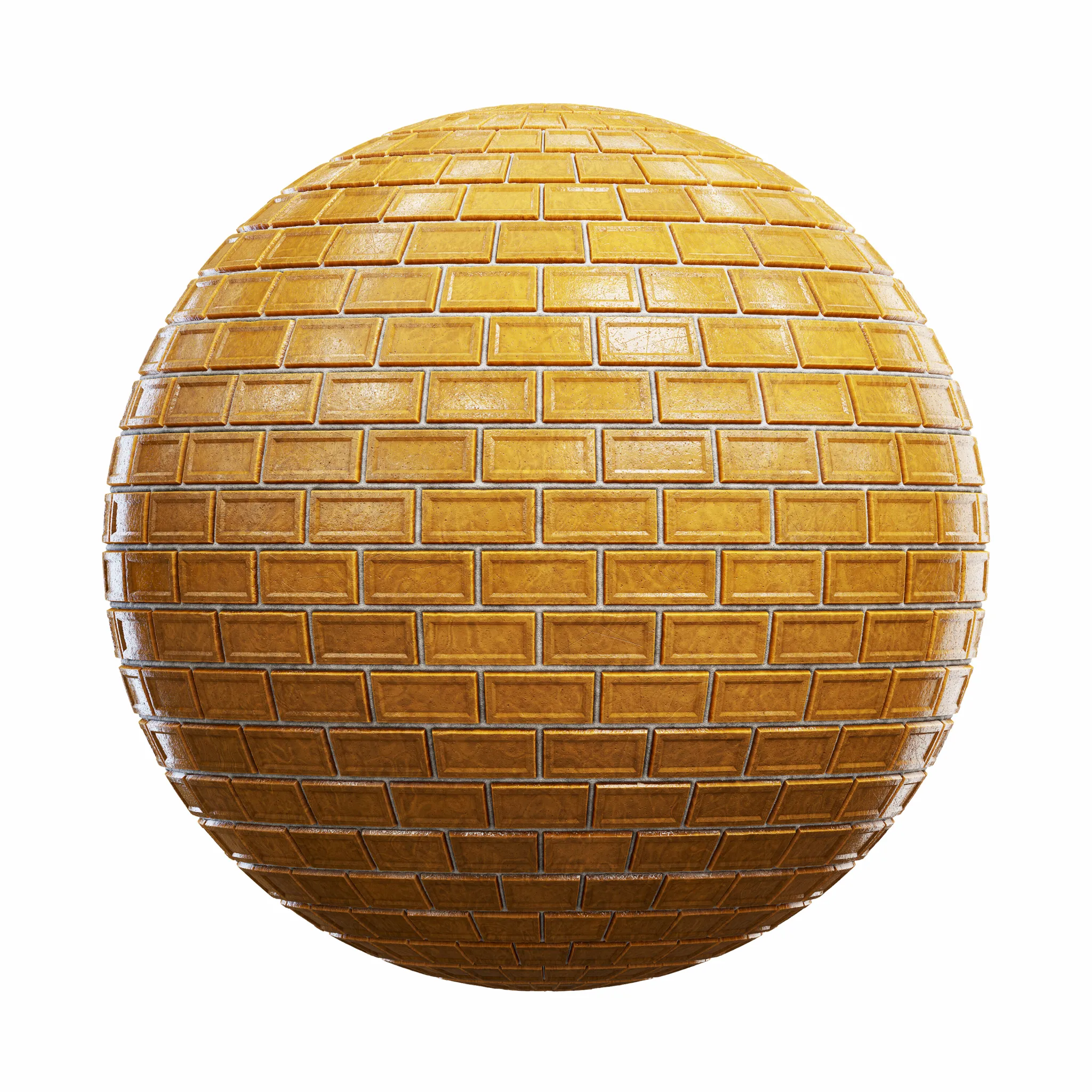 Blocks Exterior Brick Walls PBR Textures – 4K – 8K – yellow_brick_wall_45_77