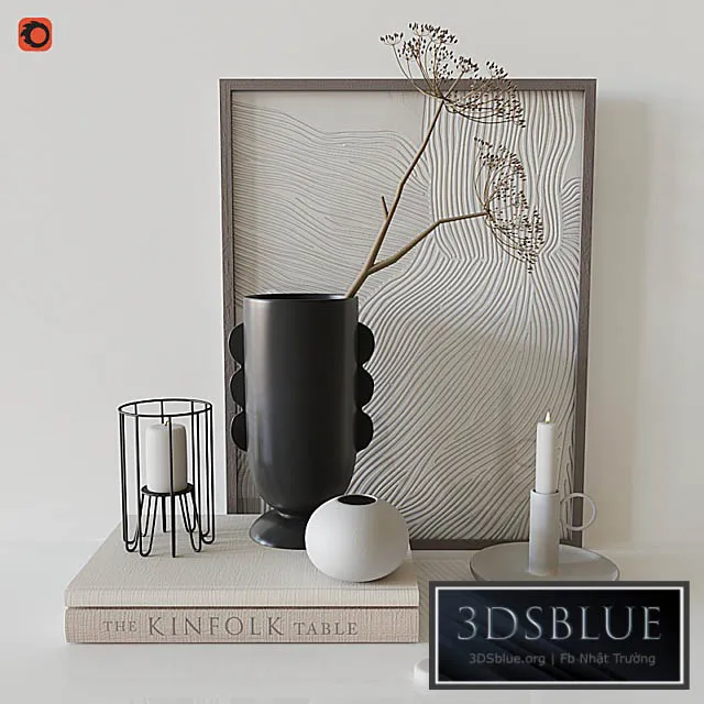 Decorative set hm 3DS Max - thumbnail 3