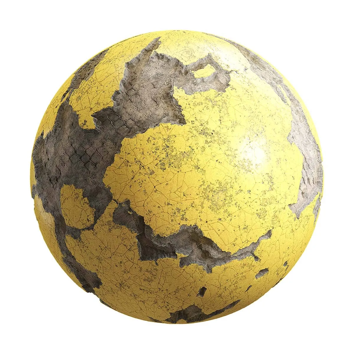PBR Textures Volume 21 – Walls – 4K – 8K – damaged_yellow_painted_wall_21_09