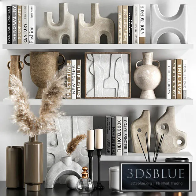 Decor Set 17 3DS Max - thumbnail 3