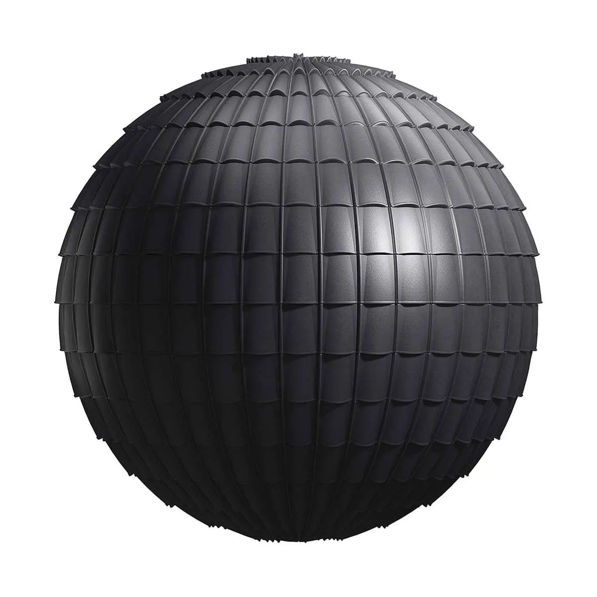 PBR Textures Volume 22 – Roofs – 4K – 8K – black_ceramic_roof_22_02