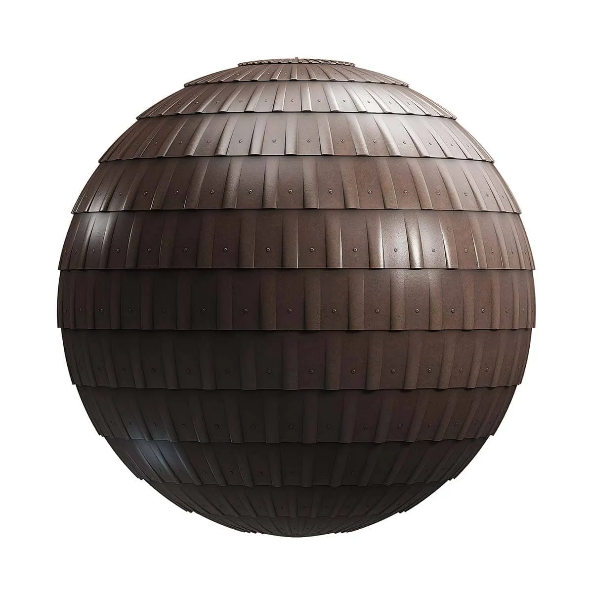 PBR Textures Volume 22 – Roofs – 4K – 8K – brown_metal_roof_22_41