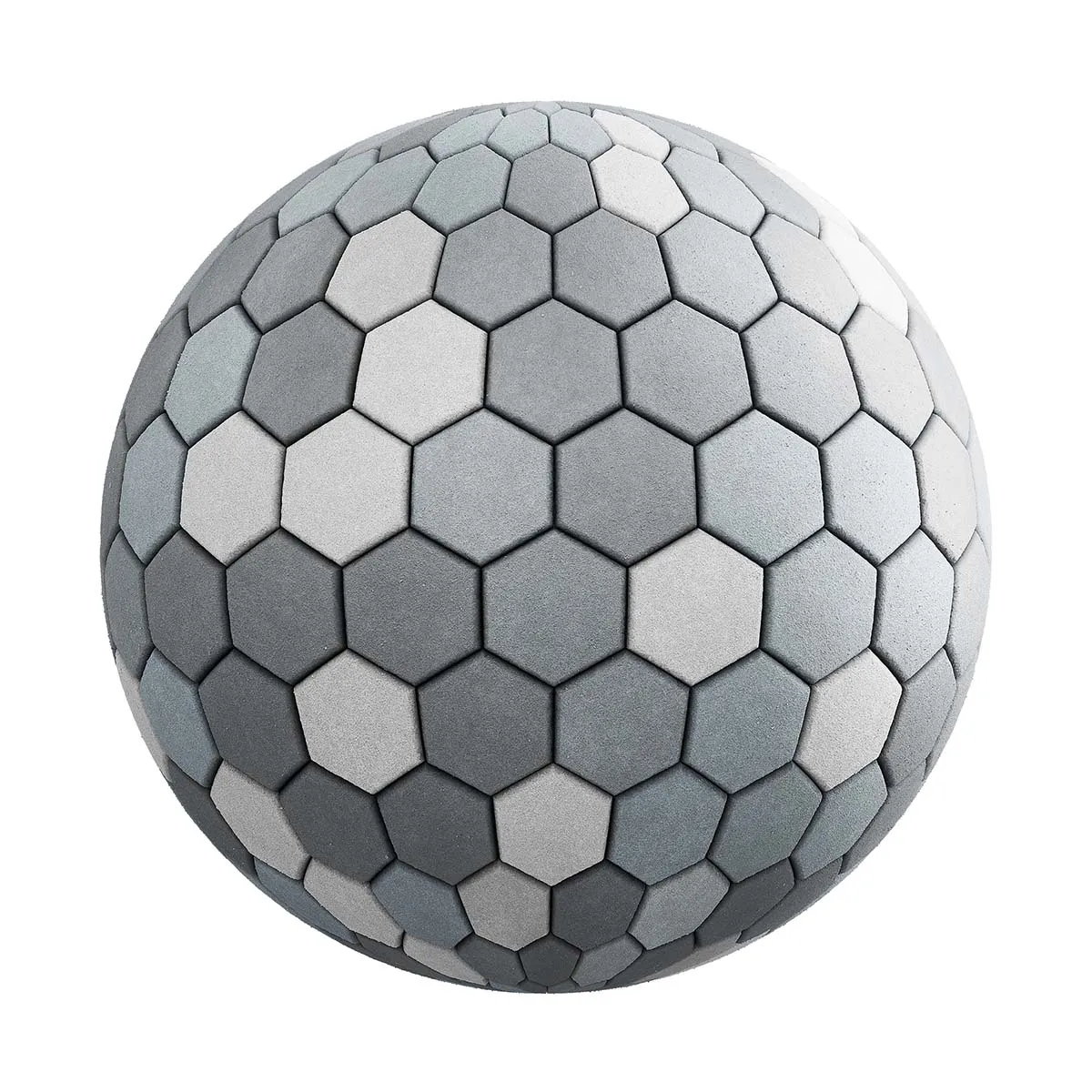 PBR Textures Volume 25 – Pavemetns – 4K – 8K – hexagonal_grey_pavement_25_87