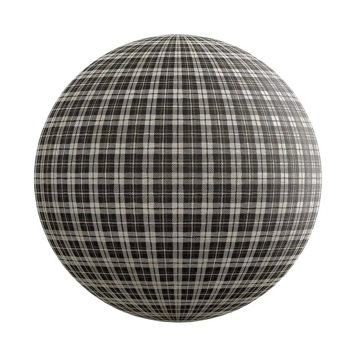 PBR Textures Volume 27 – Fabrics – 4K – 8K – black_and_white_checkered_fabric_26_39