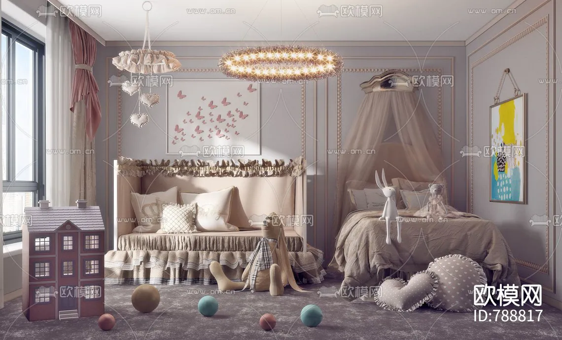 CHILDROOM – 3D SCENES – VRAY – 481