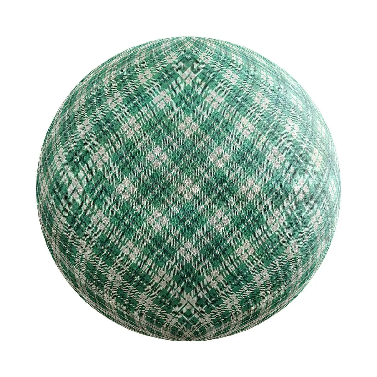 PBR Textures Volume 27 – Fabrics – 4K – 8K – green_checkered_fabric_26_40