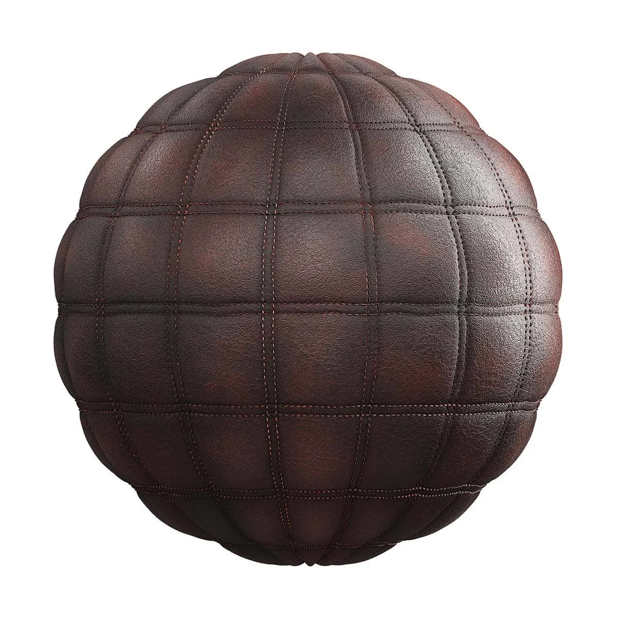 PBR Textures Volume 27 – Fabrics – 4K – 8K – quilted_brown_leather_26_84