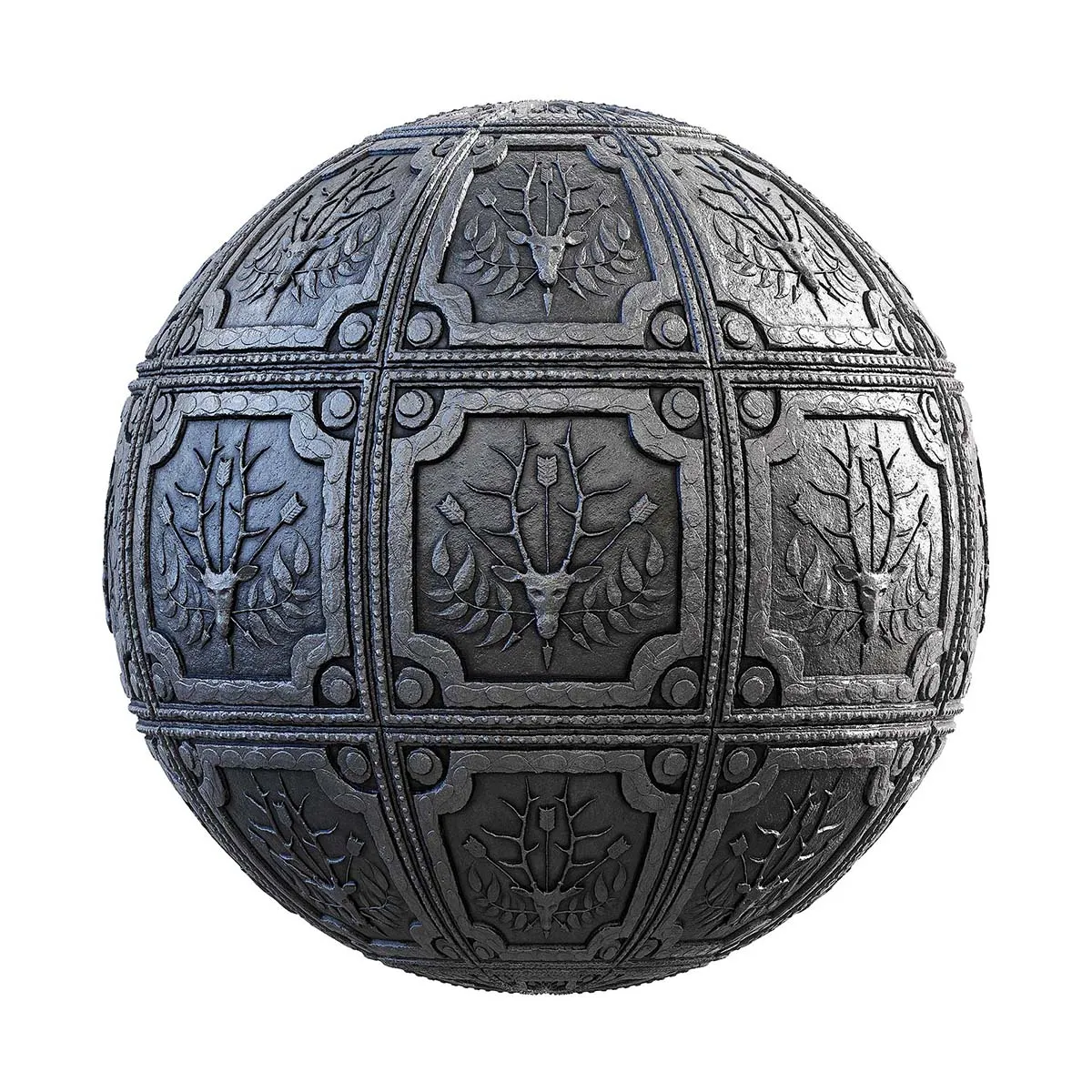 PBR Textures Volume 29 – Medieval – 4K – 8K – metal_ornaments_29_54
