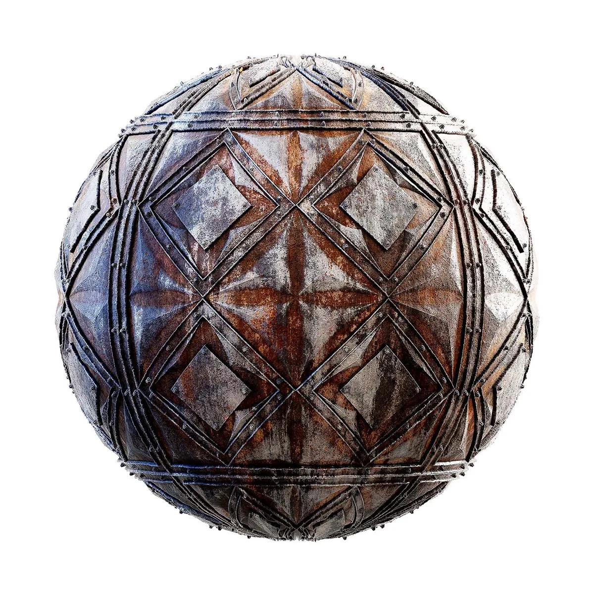 PBR Textures Volume 29 – Medieval – 4K – 8K – rusty_metal_gate_29_27