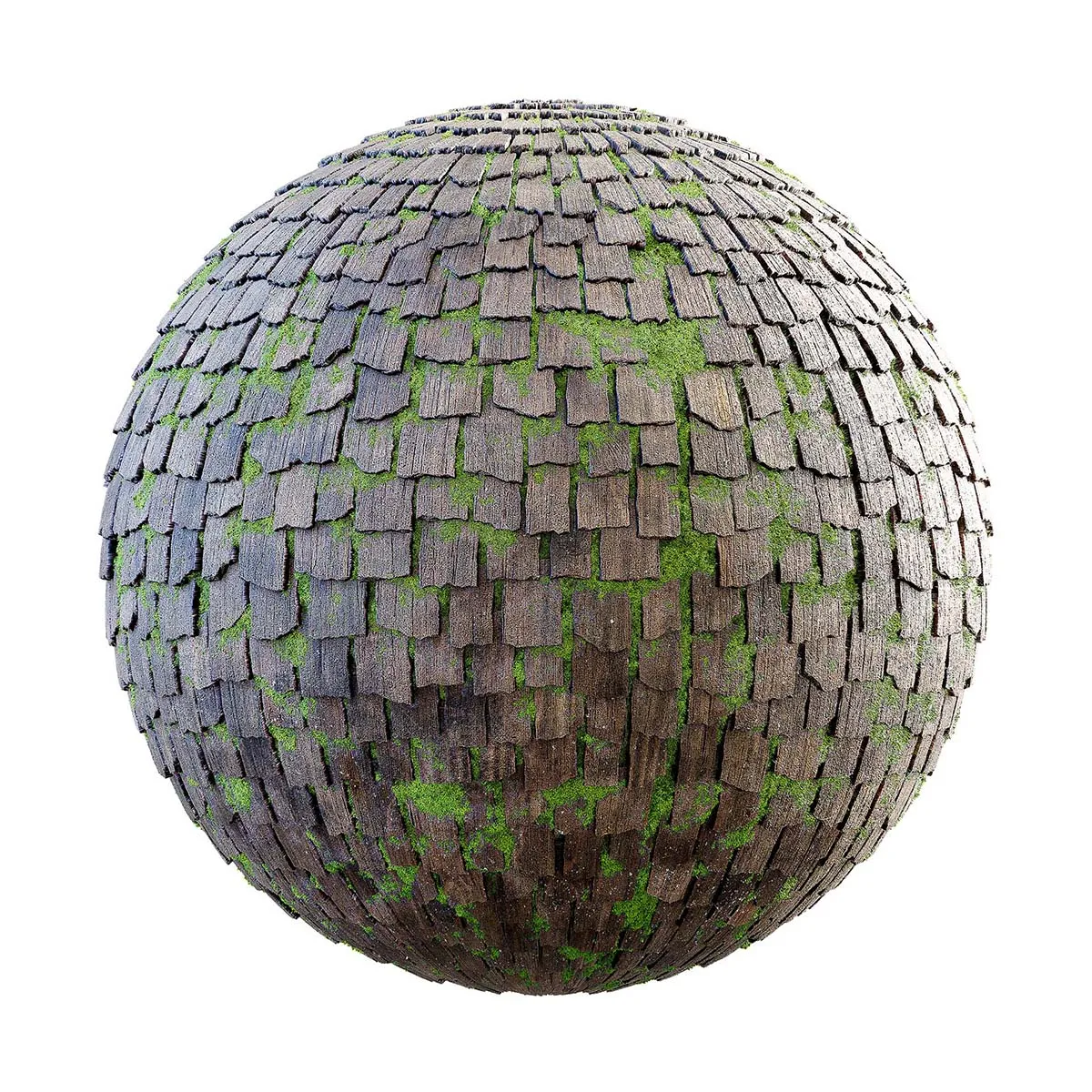PBR Textures Volume 29 – Medieval – 4K – 8K – wooden_roof_tile_with_moss_29_31