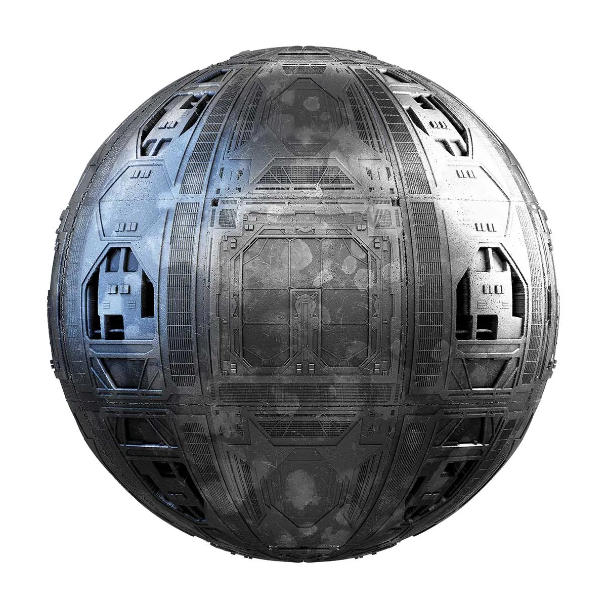 PBR Textures Volume 32 – Sci-Fi – 4K – 8K – grey_metal_space_ship_wall_28_40