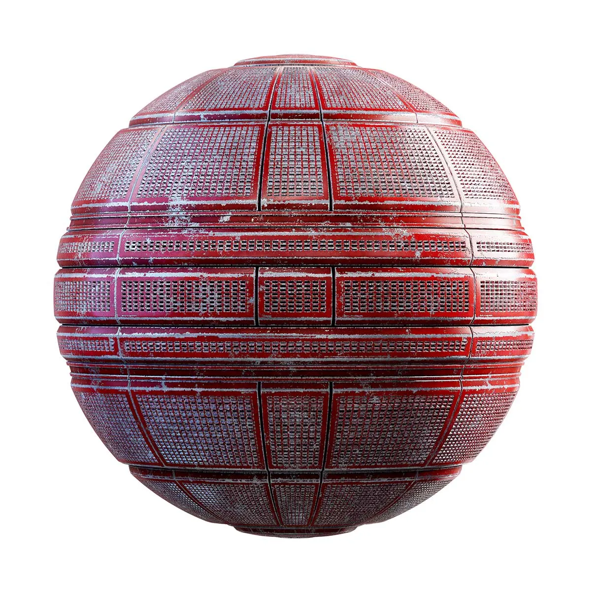 PBR Textures Volume 32 – Sci-Fi – 4K – 8K – red_metal_floor_grate_28_59