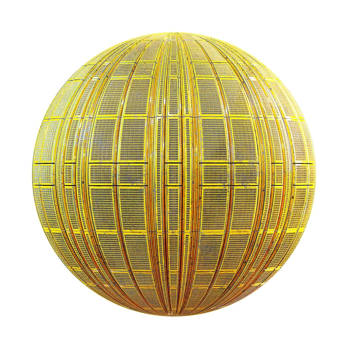 PBR Textures Volume 32 – Sci-Fi – 4K – 8K – yellow_metal_floor_grate_28_61