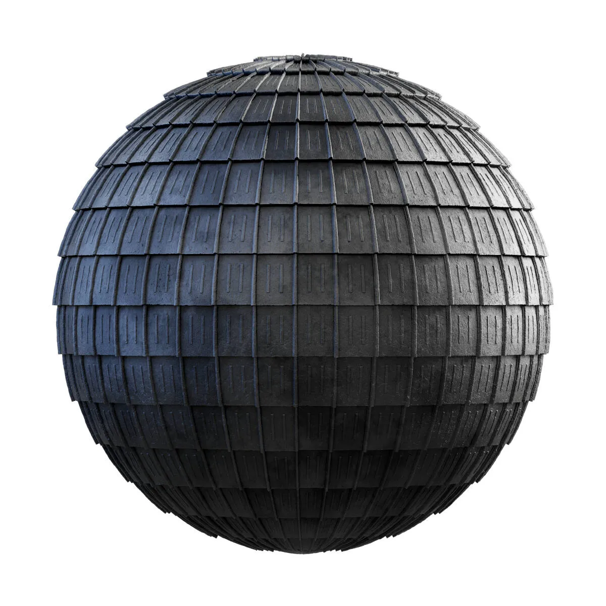 PBR Textures Volume 35 – Roofs – 4K – black_ceramic_roof_35_01