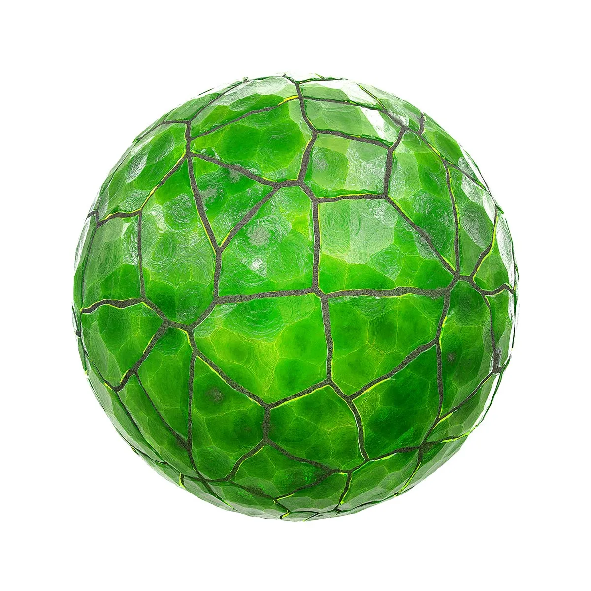 PBR Textures Volume 42 – Glass & Crystals – 4K – 8K – green_crystal_tiles_43_08