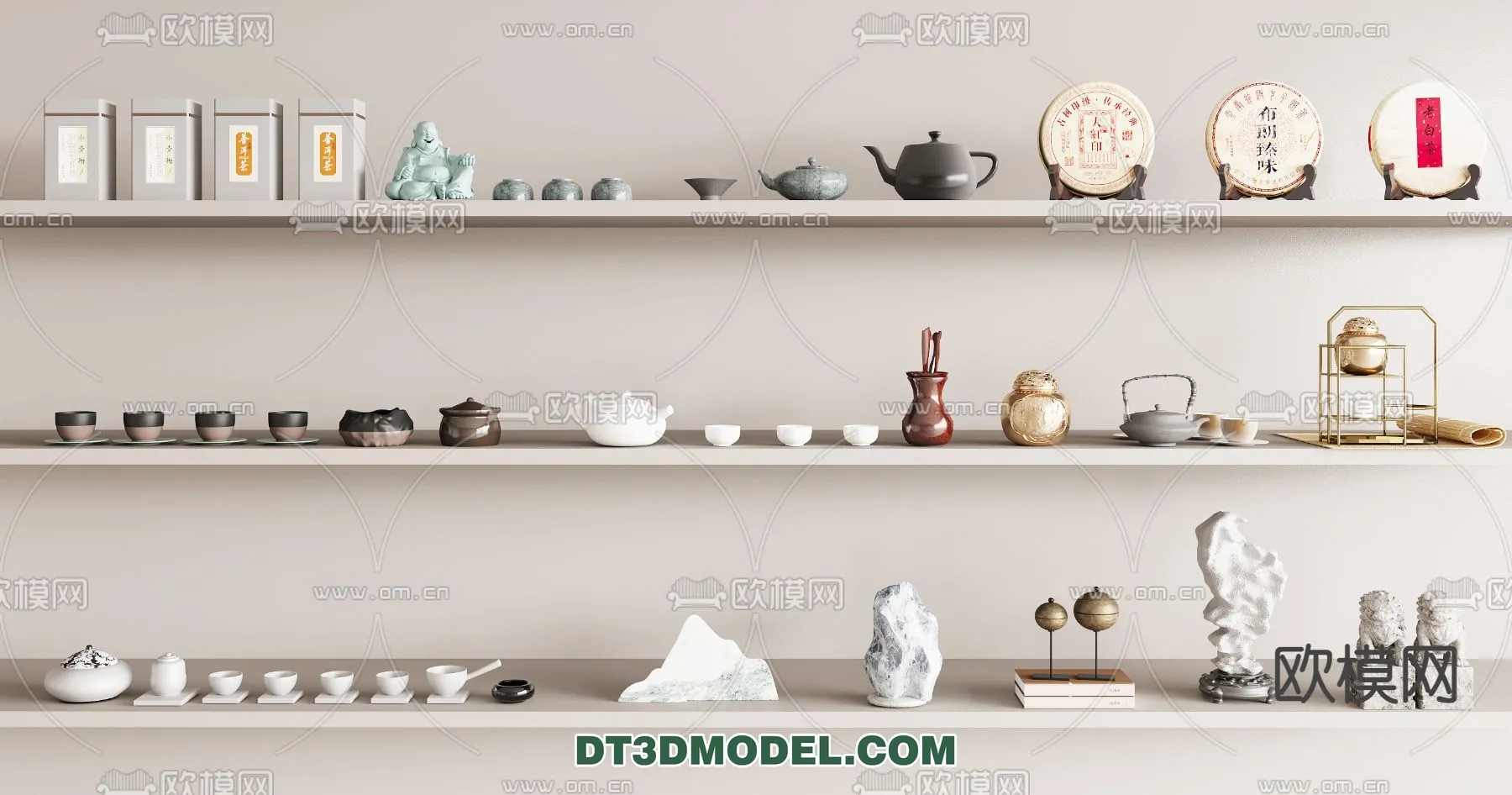 TEAPOT SET 3D MODELS – 004