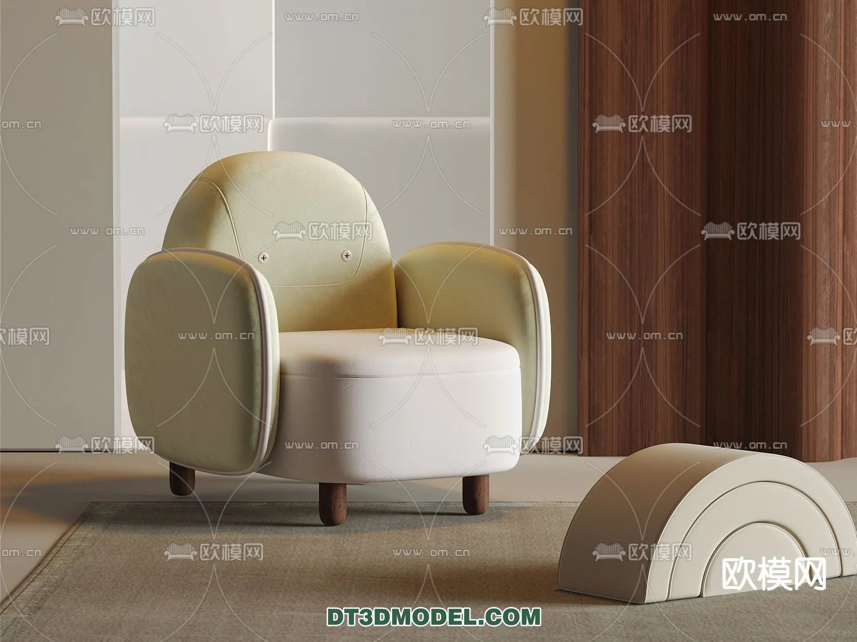 ARMCHAIR 3D MODELS – MODERN STYLE – 0012