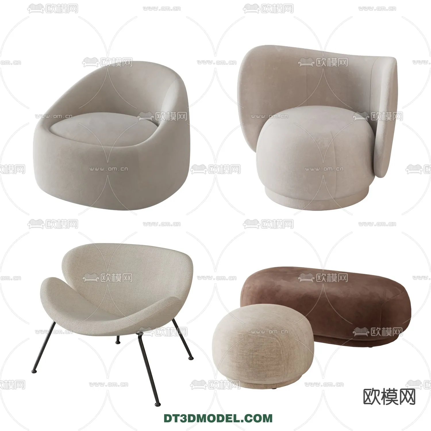 ARMCHAIR 3D MODELS – MODERN STYLE – 0016