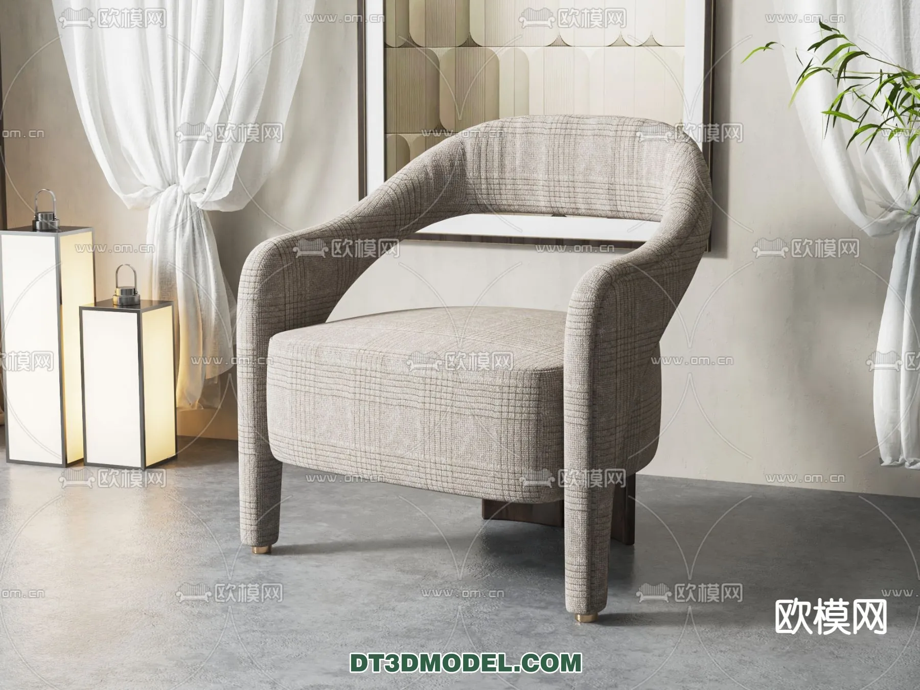 ARMCHAIR 3D MODELS – MODERN STYLE – 0091
