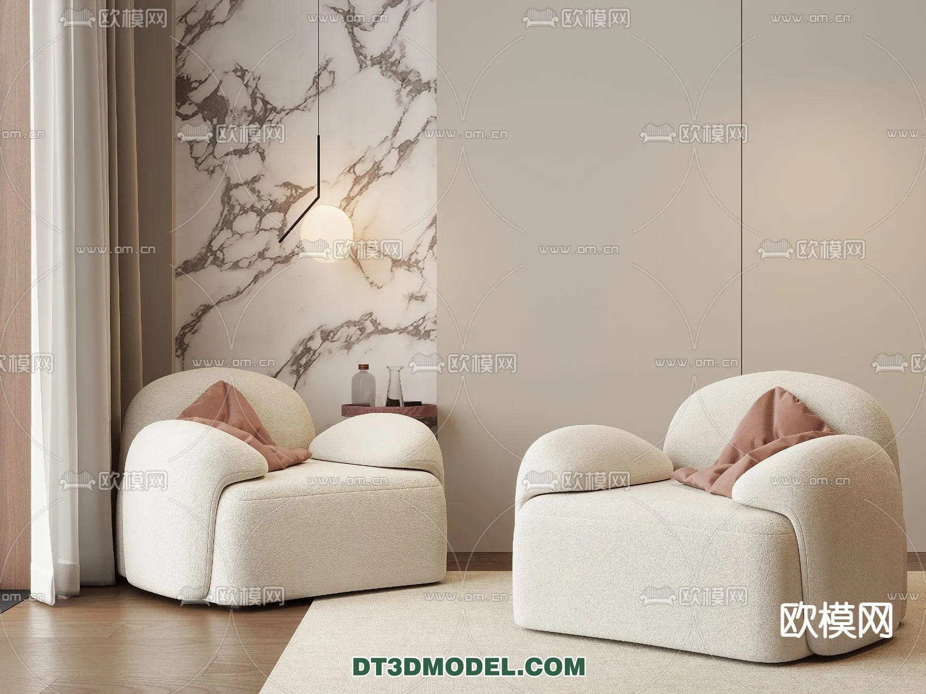 ARMCHAIR 3D MODELS – MODERN STYLE – 0096