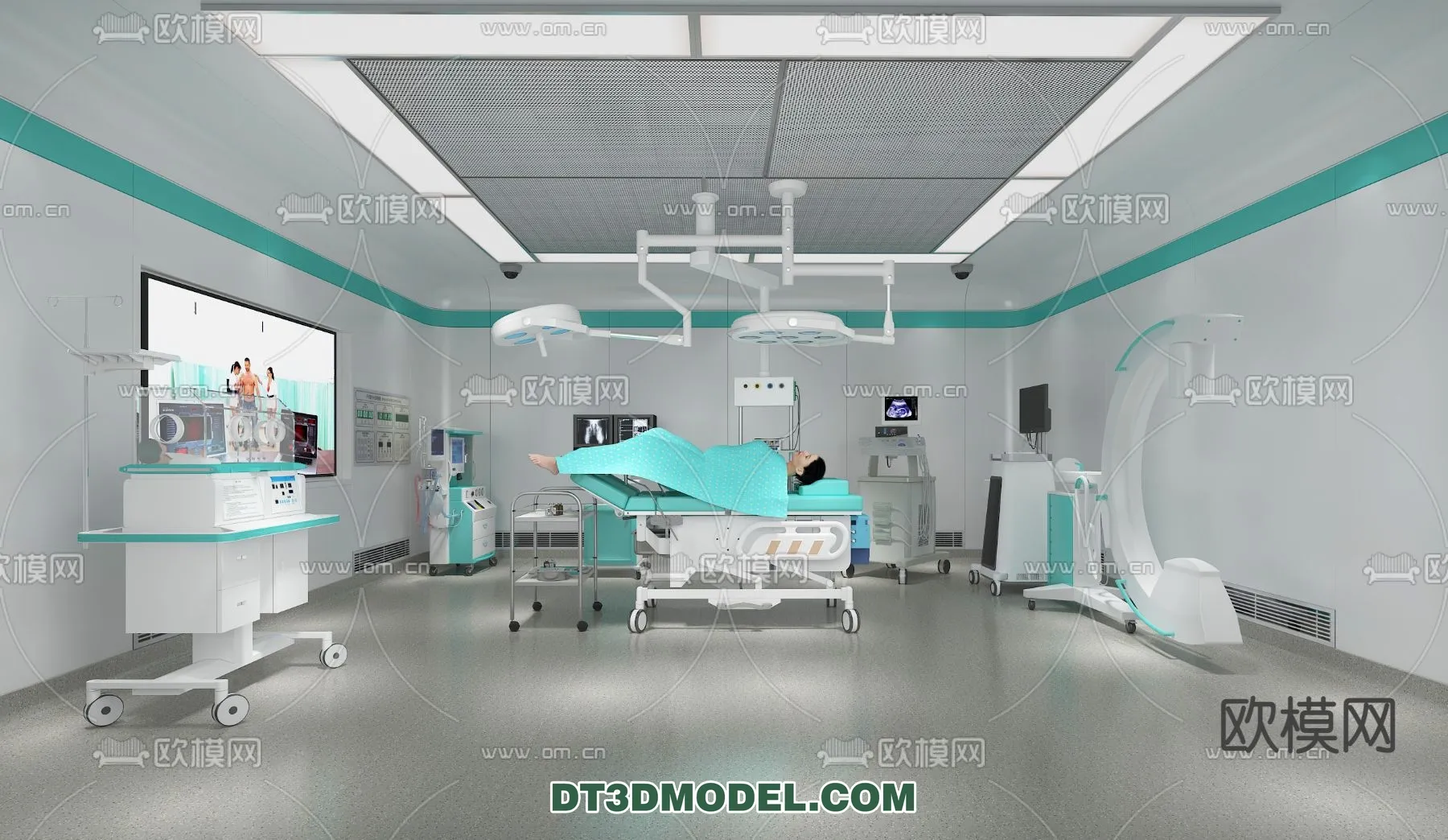 HOSPITAL 3D SCENES – MODERN – 0012
