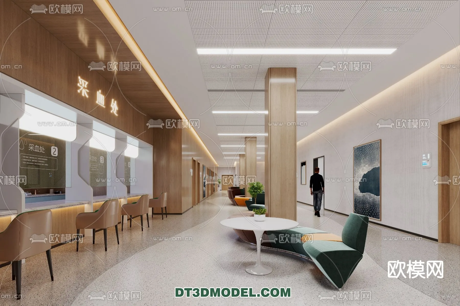 HOSPITAL 3D SCENES – MODERN – 0031