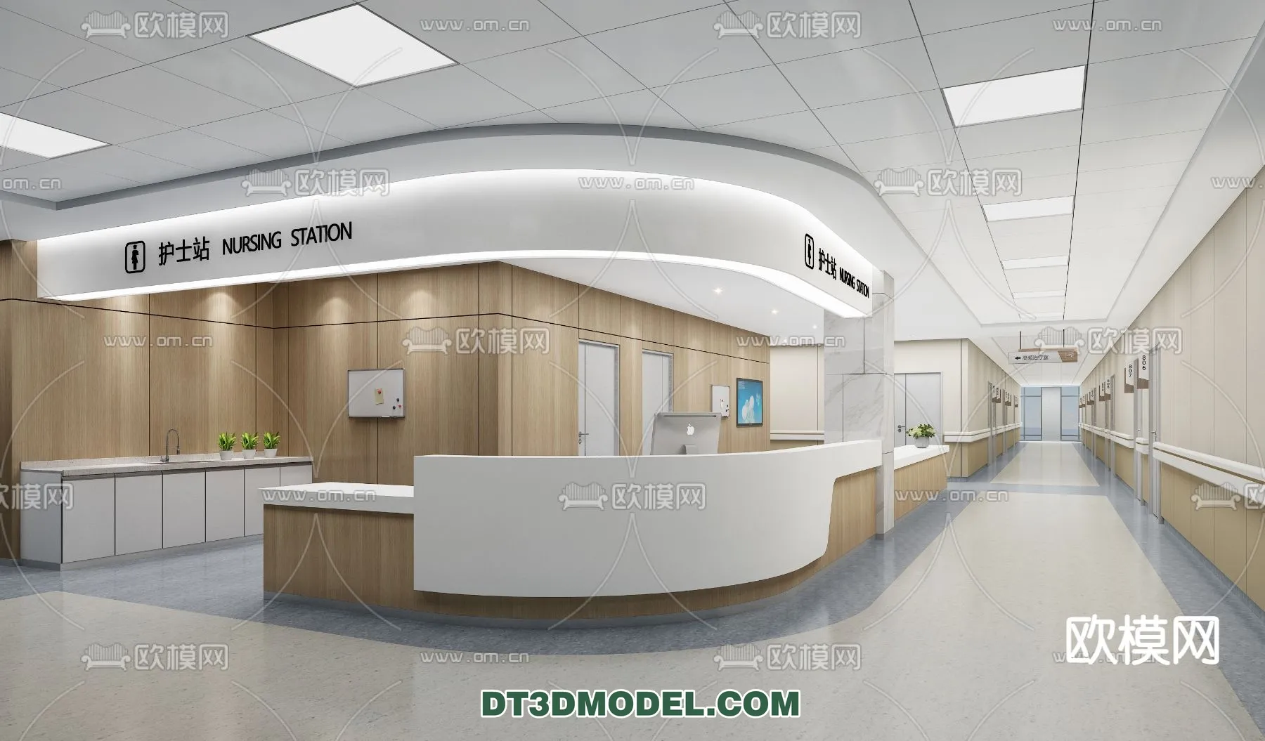 HOSPITAL 3D SCENES – MODERN – 0033