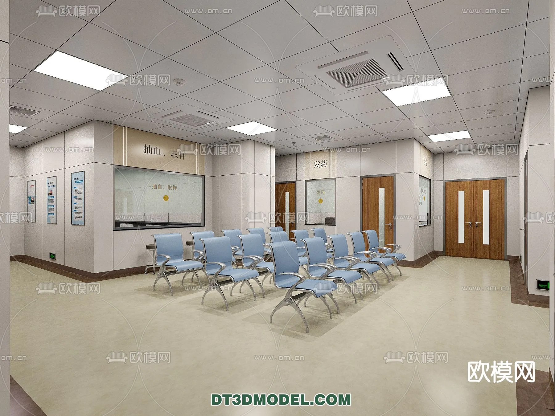 HOSPITAL 3D SCENES – MODERN – 0047