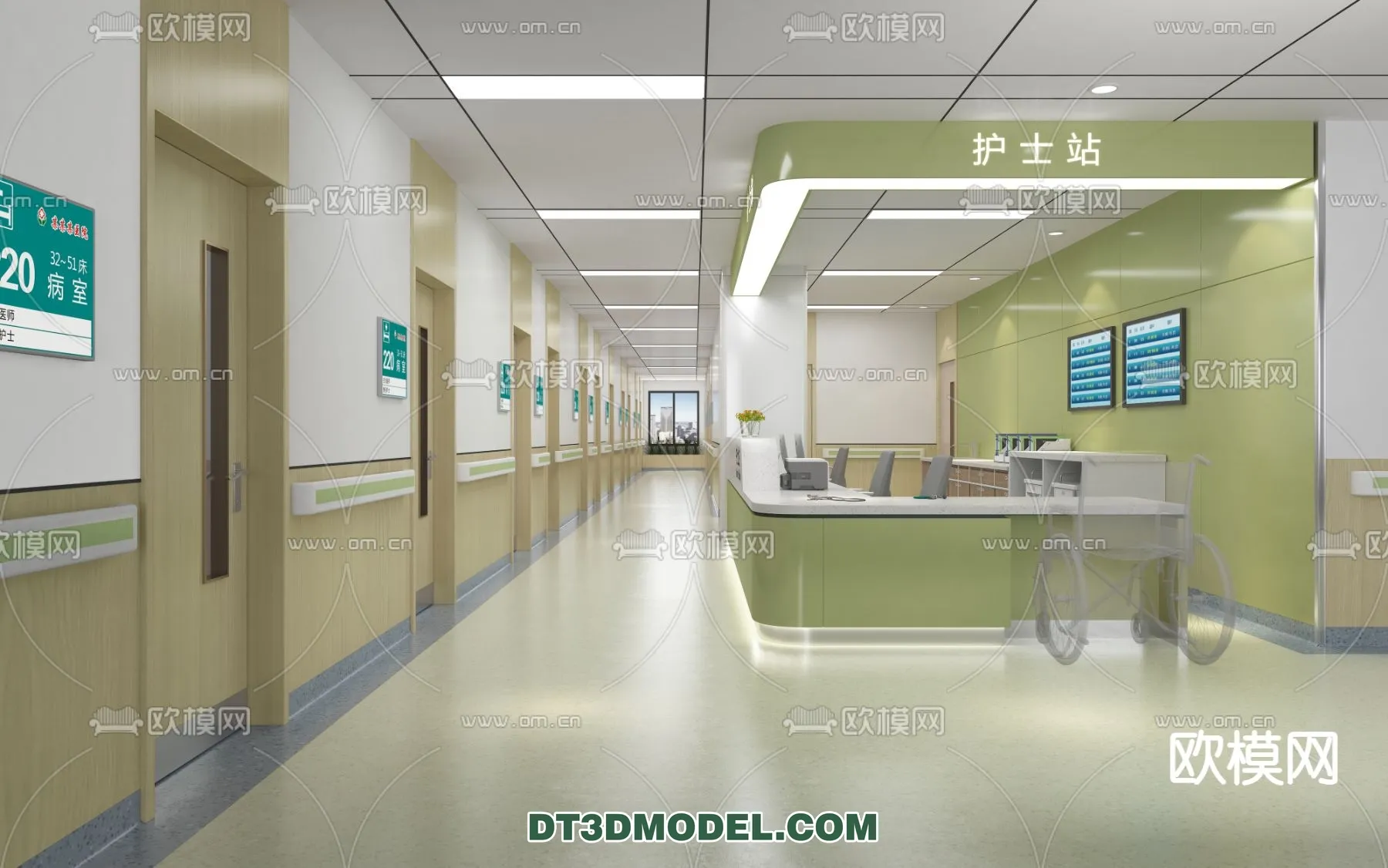 HOSPITAL 3D SCENES – MODERN – 0048