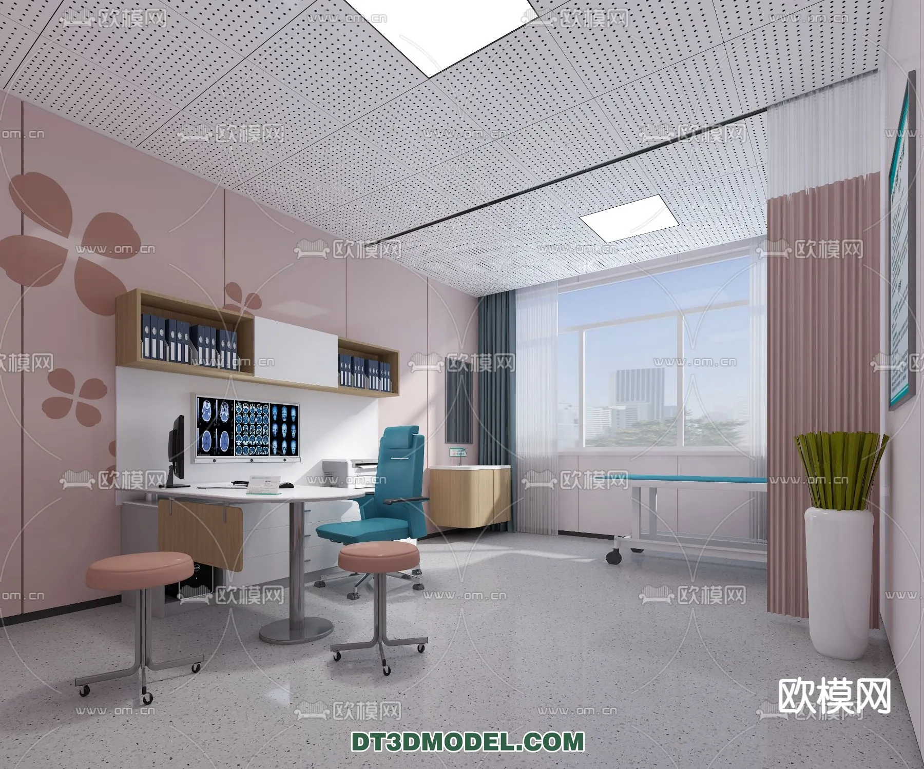 HOSPITAL 3D SCENES – MODERN – 0054
