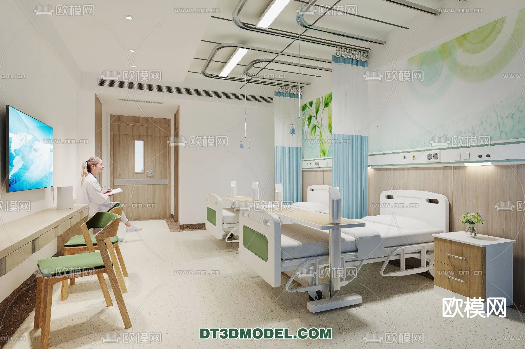 HOSPITAL 3D SCENES – MODERN – 0066