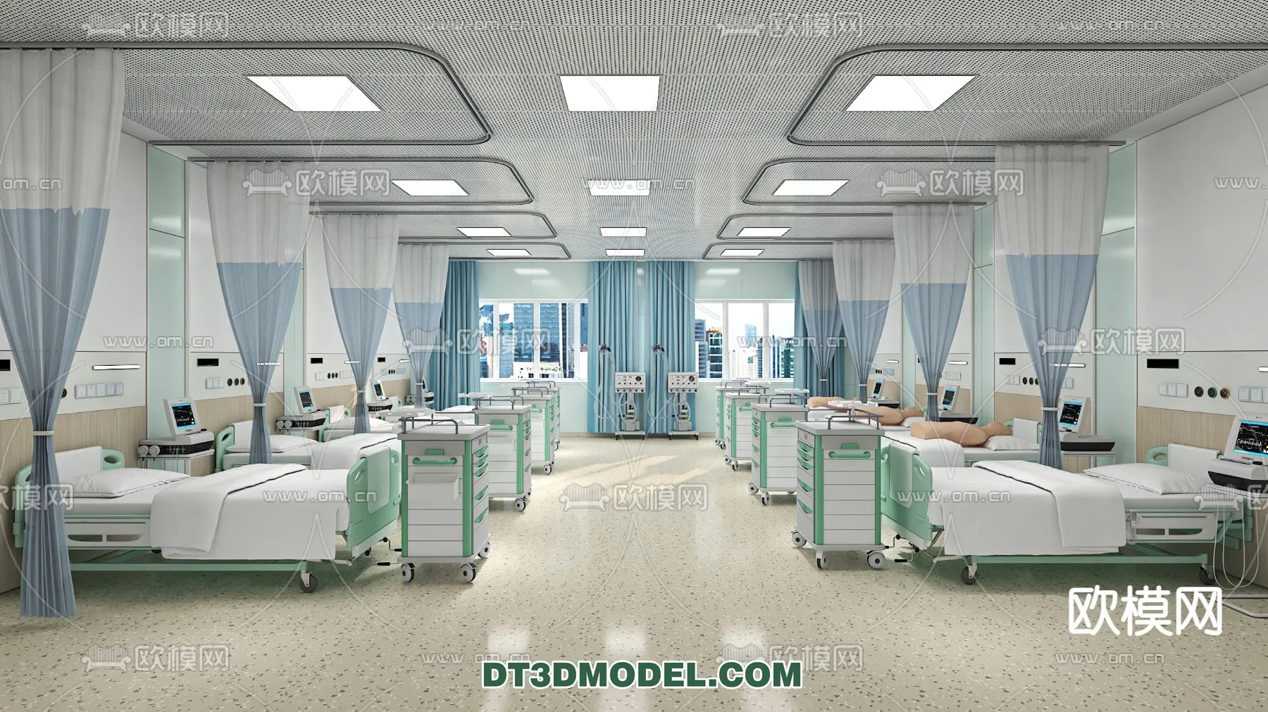 HOSPITAL 3D SCENES – MODERN – 0103