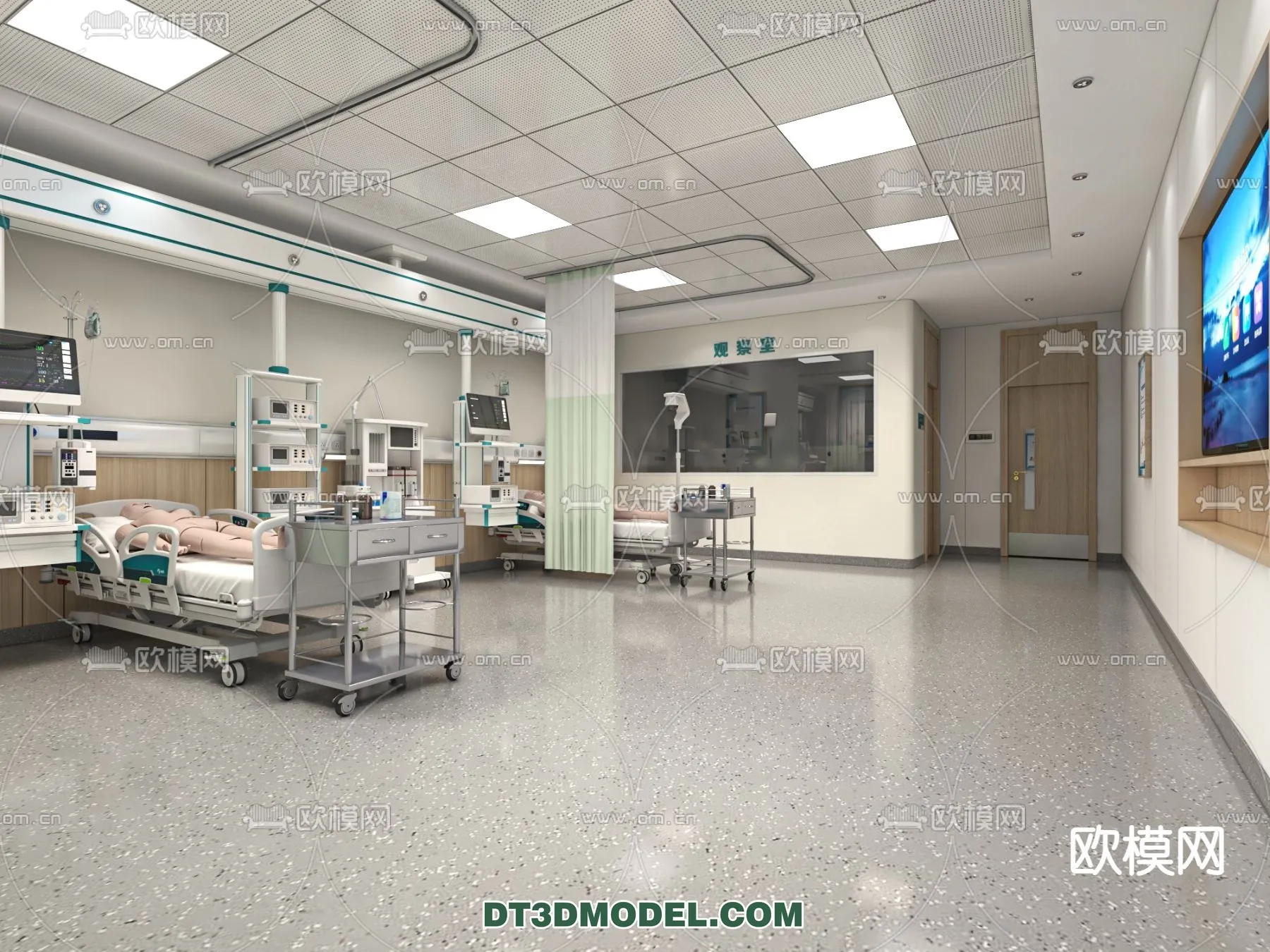 HOSPITAL 3D SCENES – MODERN – 0104