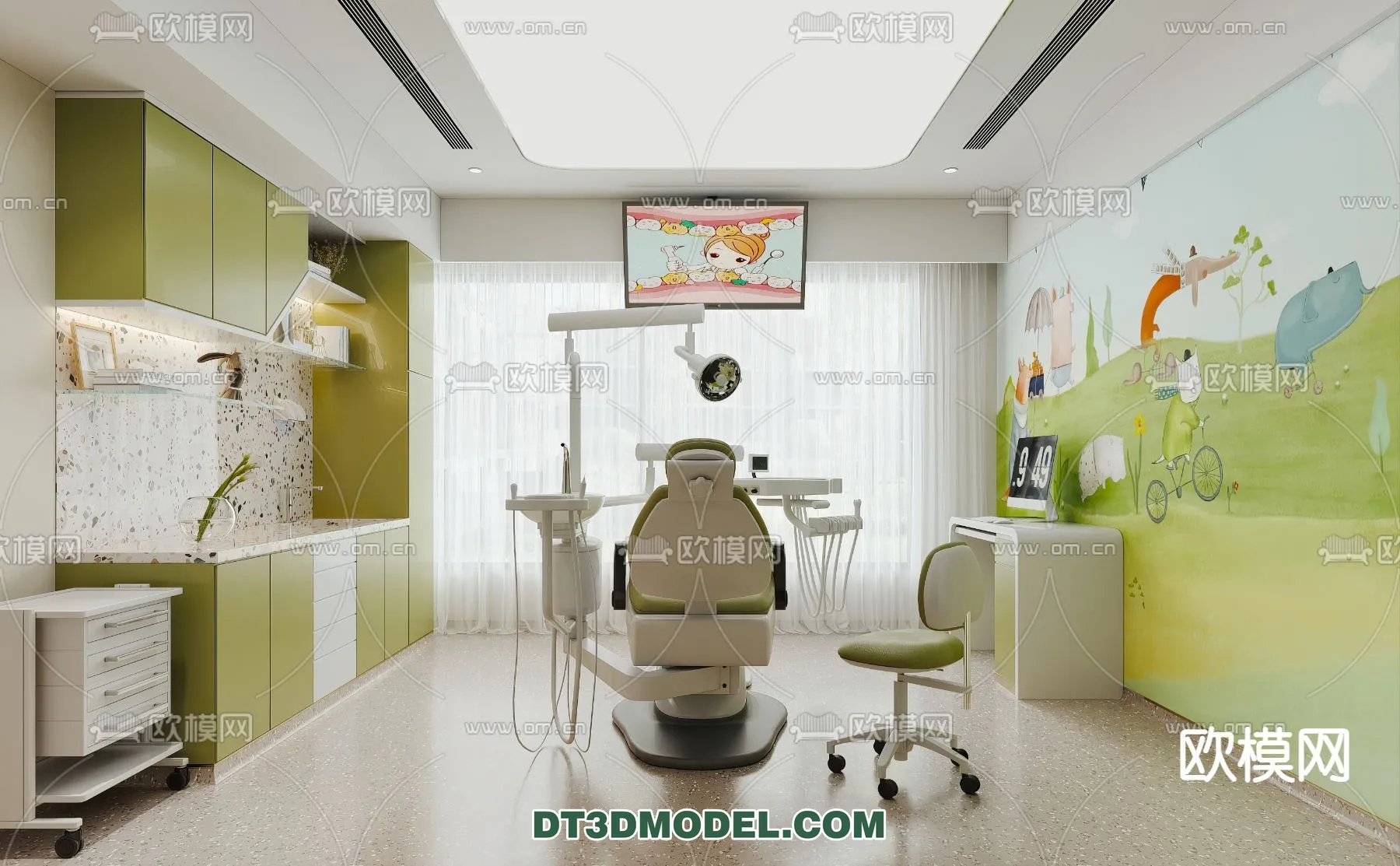 HOSPITAL 3D SCENES – MODERN – 0118