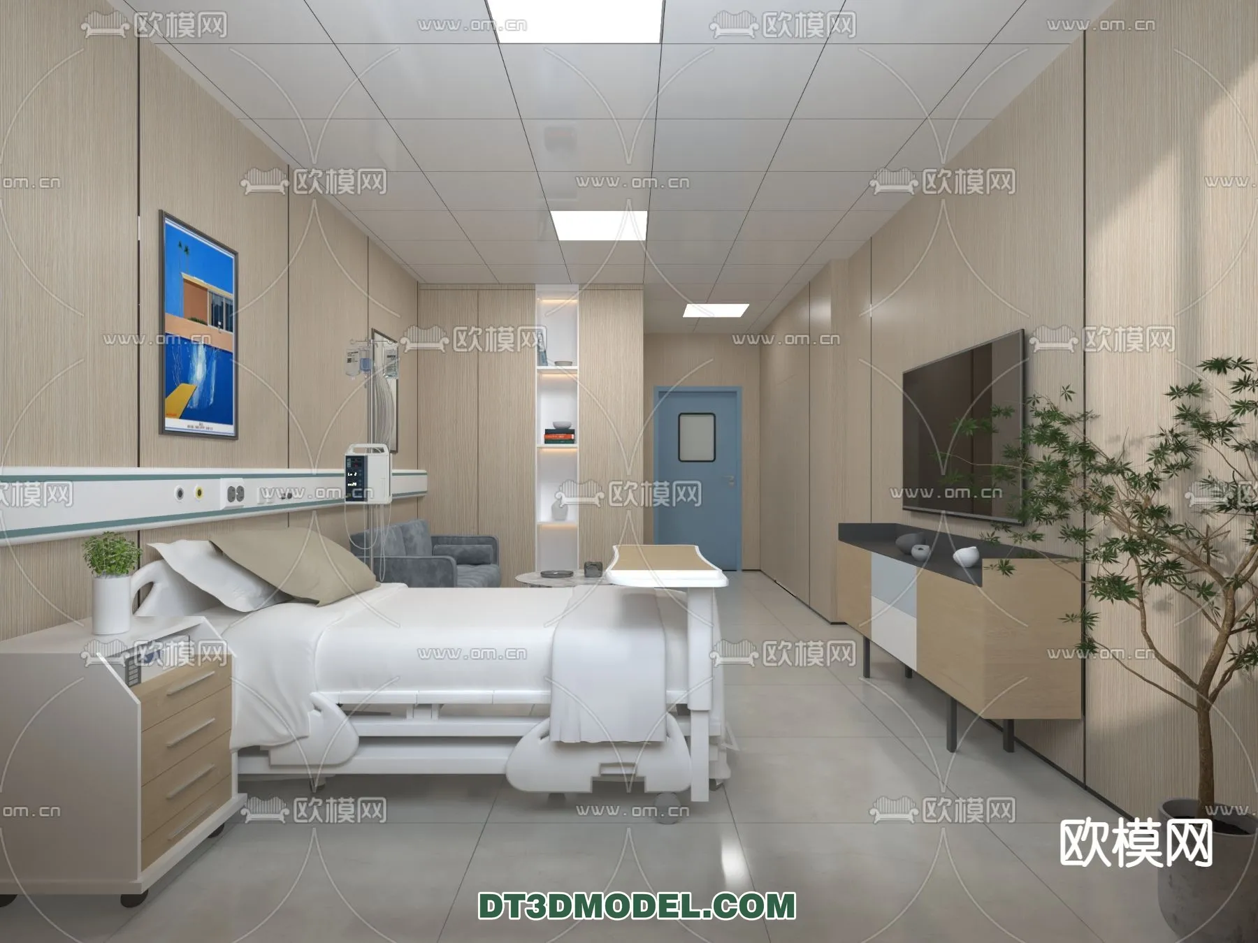 HOSPITAL 3D SCENES – MODERN – 0119