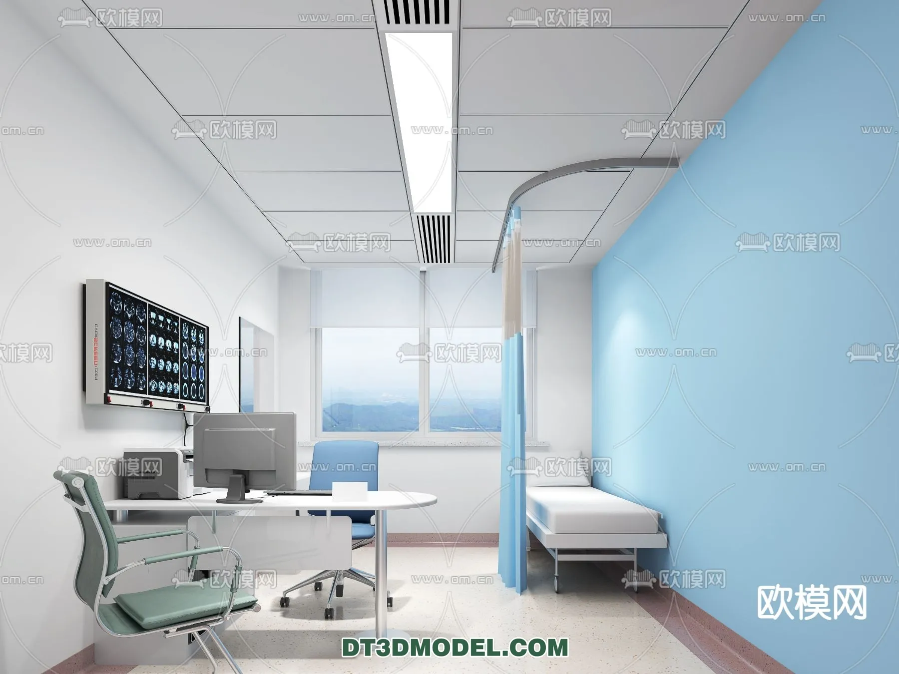 HOSPITAL 3D SCENES – MODERN – 0121