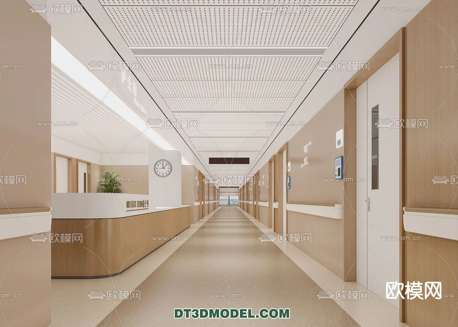 HOSPITAL 3D SCENES – MODERN – 0129