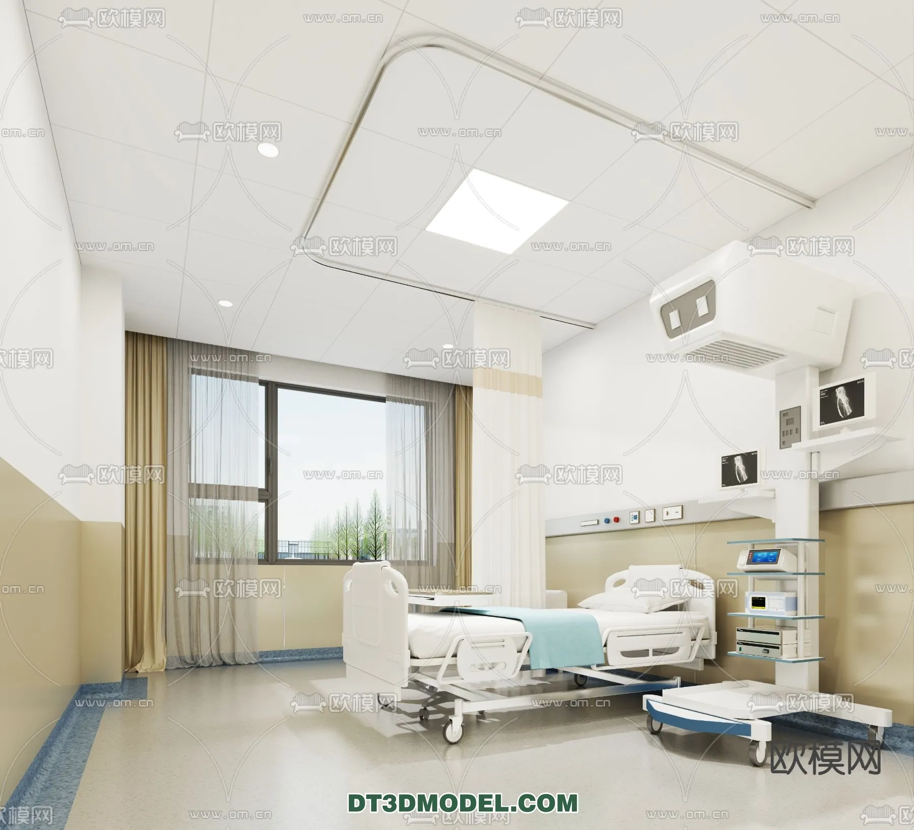 HOSPITAL 3D SCENES – MODERN – 0136