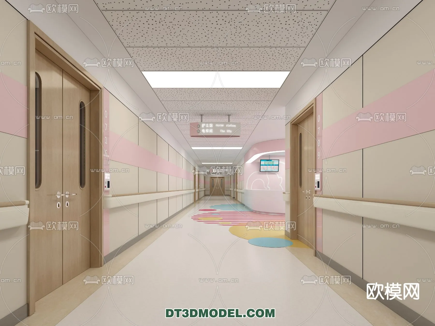 HOSPITAL 3D SCENES – MODERN – 0154