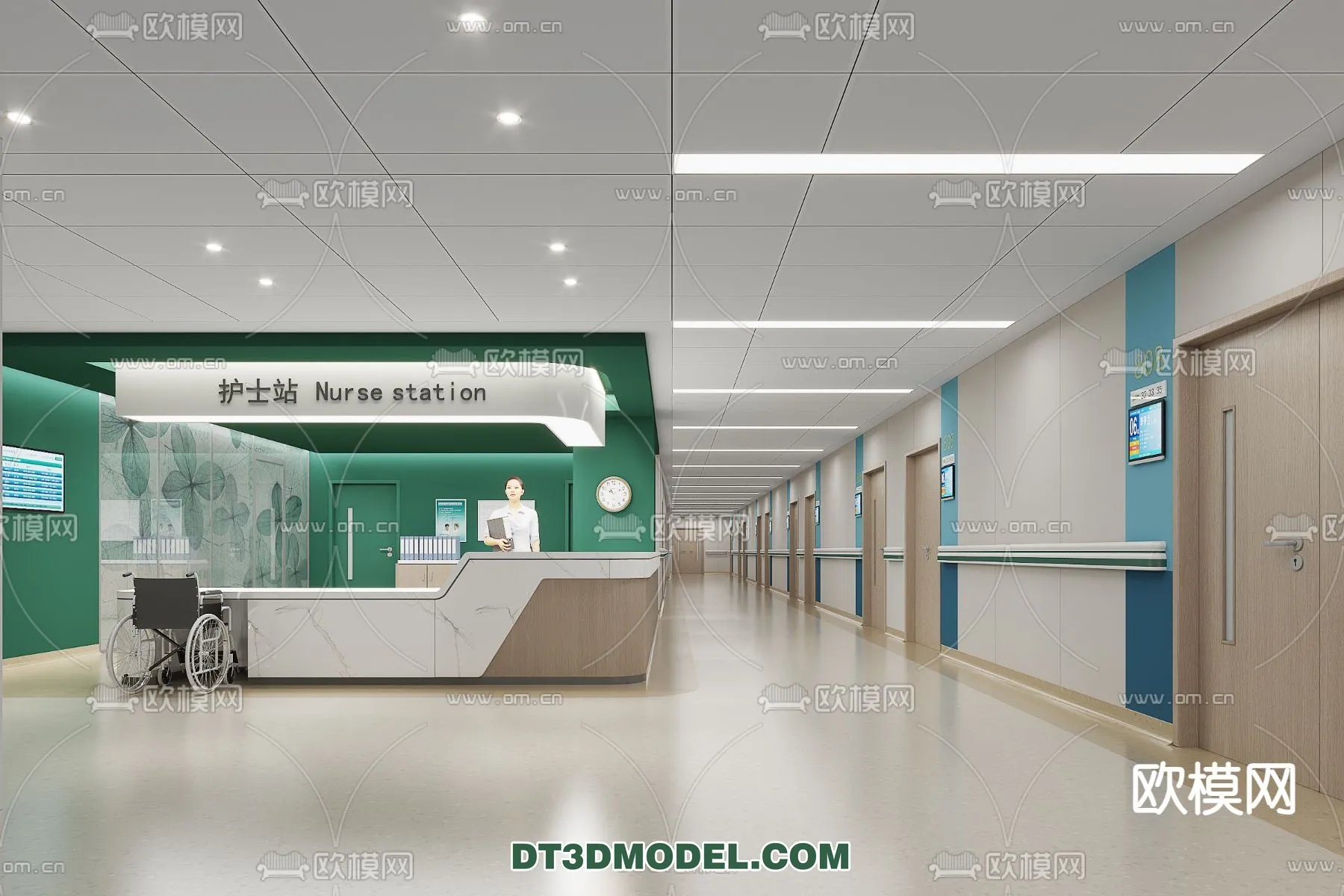 HOSPITAL 3D SCENES – MODERN – 0155