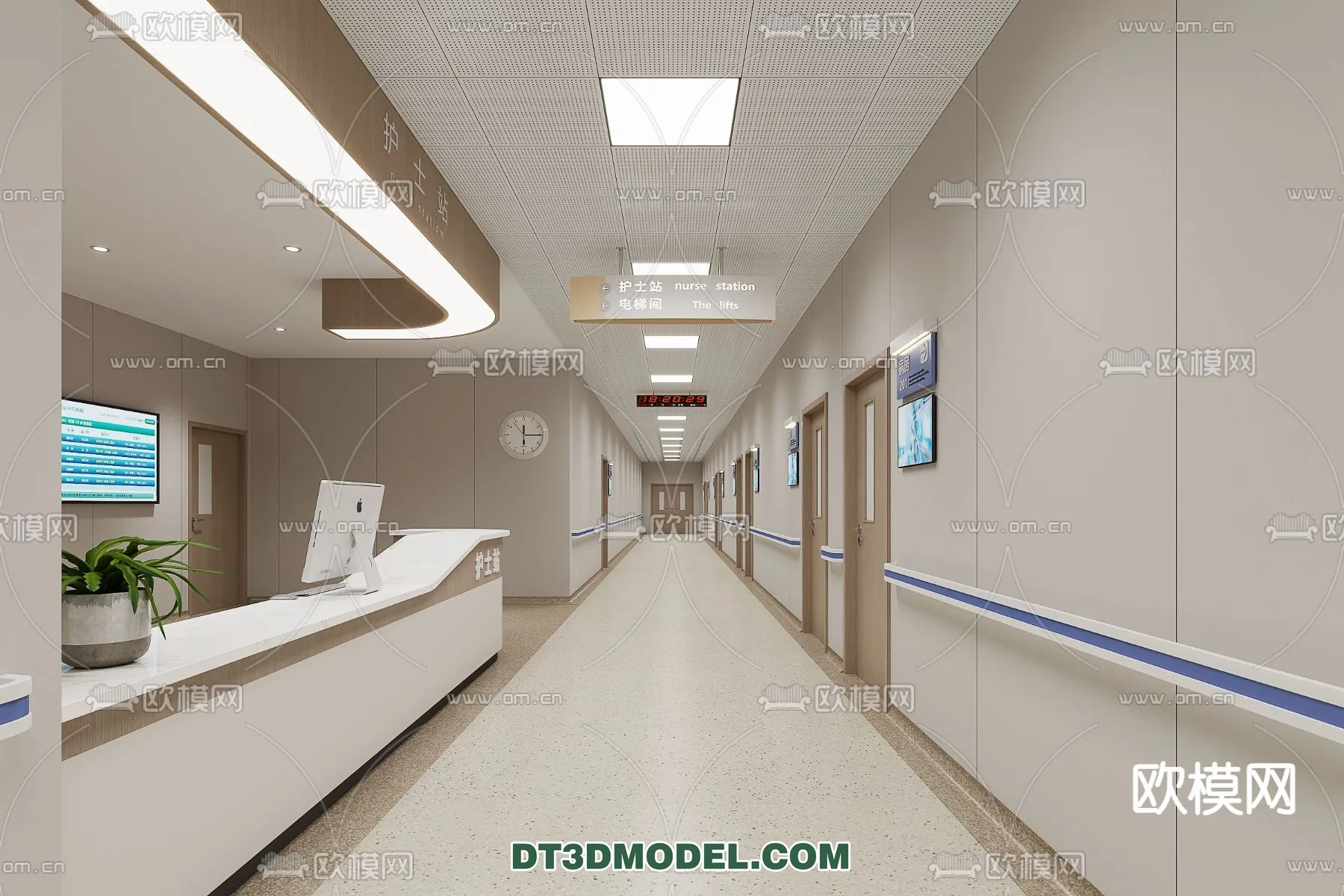 HOSPITAL 3D SCENES – MODERN – 0158