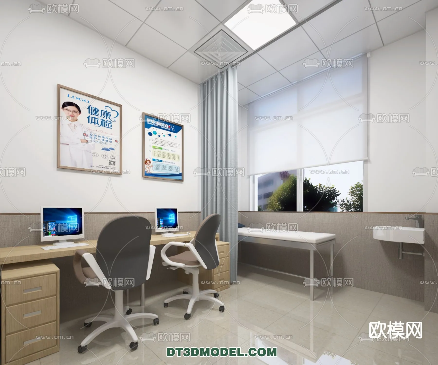 HOSPITAL 3D SCENES – MODERN – 0161