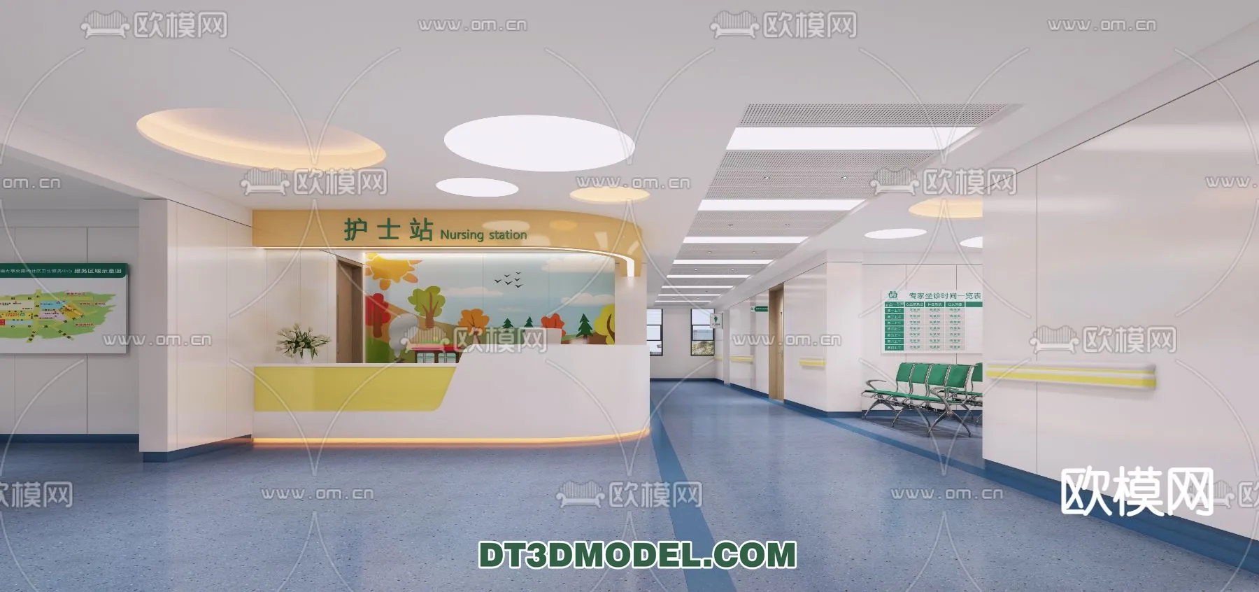 HOSPITAL 3D SCENES – MODERN – 0165