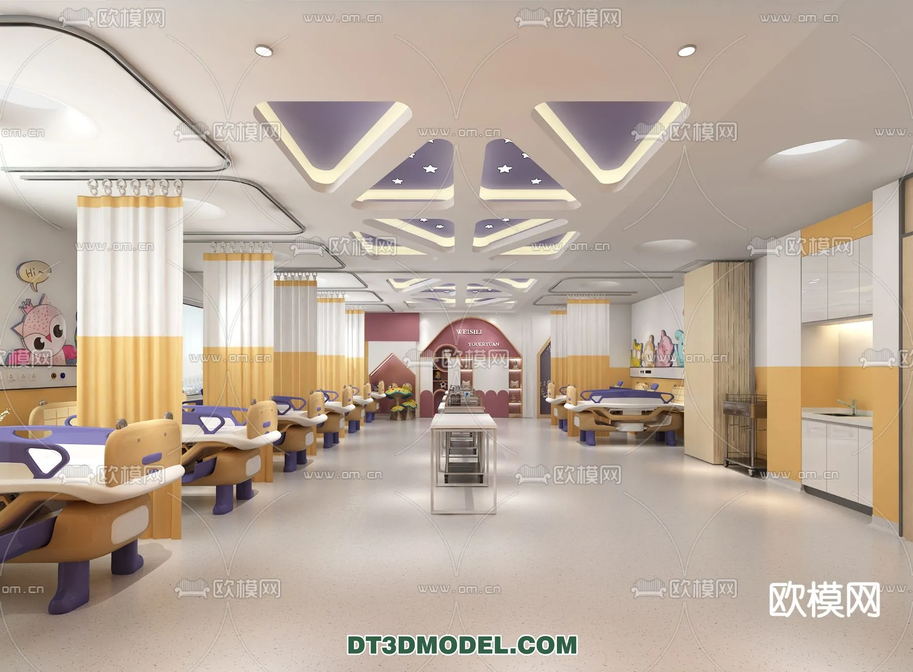HOSPITAL 3D SCENES – MODERN – 0171
