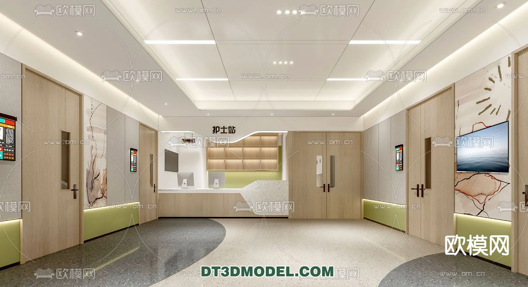 HOSPITAL 3D SCENES – MODERN – 0172