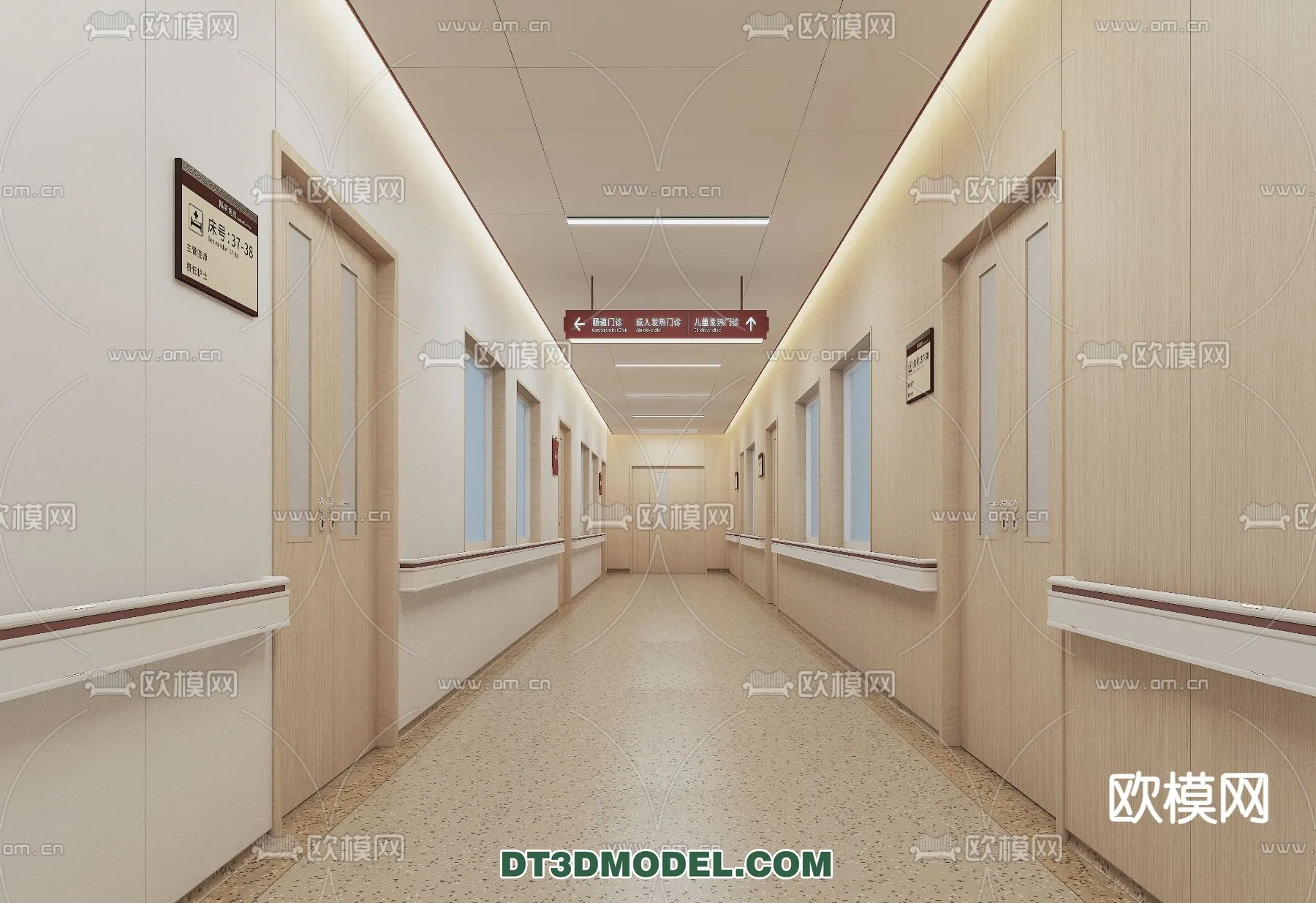 HOSPITAL 3D SCENES – MODERN – 0179